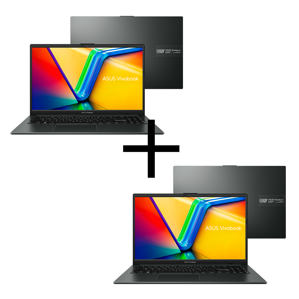 Notebook ASUS Vivobook Go 15 E1504FA-NJ1289 Mixed Black + Notebook ASUS Vivobook Go 15 E1504FA-NJ1291 Mixed Black