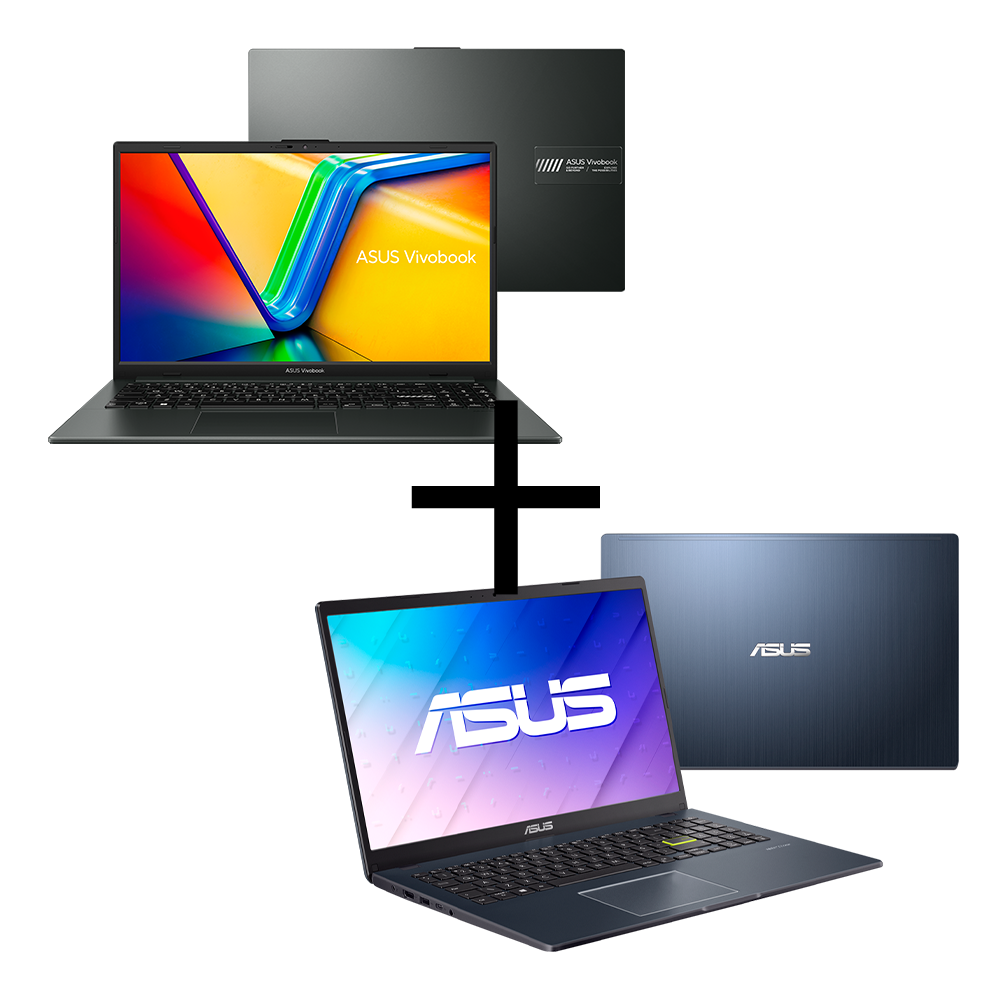 Notebook ASUS Vivobook Go 15 E1504FA-NJ1291 Mixed Black + Notebook ASUS Vivobook Go 15 E510KA-BR808WS Star Black